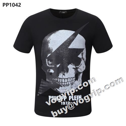 活用できるアイテム 半袖Tシャツ ブランド コピー フィリッププレイン PHILIPP PLEIN 2022春夏 5色可選