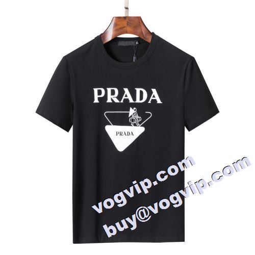  超人気美品◆ 半袖Tシャツ 2022  PRADAコピー 3色可選 プラダコピー 流行に関係なく長年愛用できる     