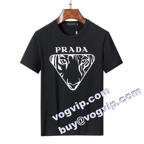  2022 PRADAコピー 半袖Tシャツ 大特価 3色可選 しわになりにくい プラダコピー      