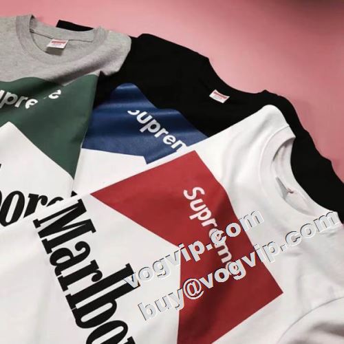 半袖Tシャツ 17SS Supreme X Marlboro 目玉商品 シュプリーム コピー SUPREMEコピー 2022 3色可選 