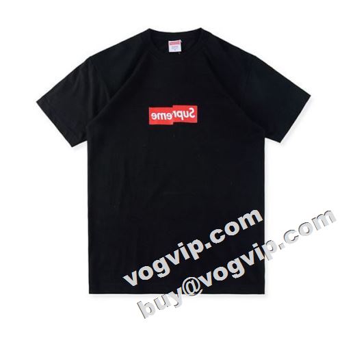 大注目！Supreme Comme Des Garcon Shirt Box Logo Tee CDG  2022 シュプリーム コピー 2色可選 半袖Tシャツ SUPREMEコピー 