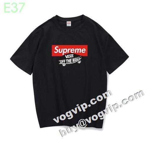 SUPREMEコピー 2022 シュプリーム コピー 2色可選 半袖Tシャツ supreme x vans 落ち着いた感覚