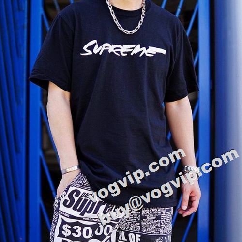 シュプリーム コピー 2022  4色可選 半袖Tシャツ SUPREMEコピー 大好評 SUPREME FW20 FUTURA LOGO TEE