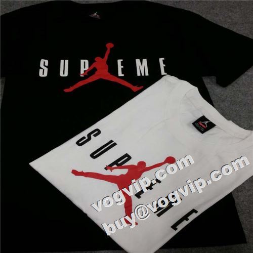 魅力的 シュプリーム コピー SUPREMEコピー 2022  2色可選 半袖Tシャツ Supreme x AJ