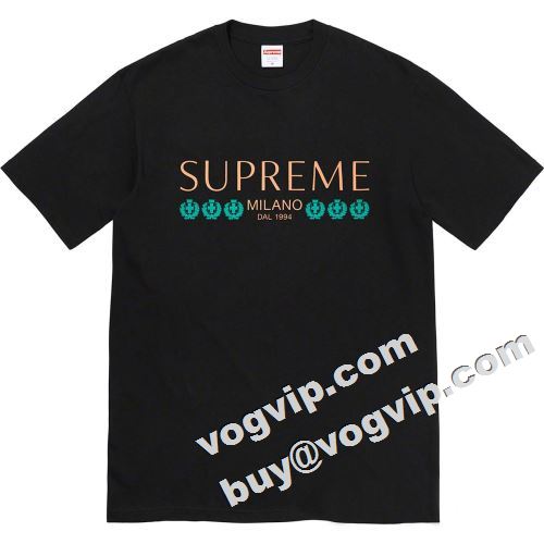 シュプリーム コピー 大人気再登場 SUPREMEコピー 2022  4色可選 半袖Tシャツ 1ss Week18 Milano Tee