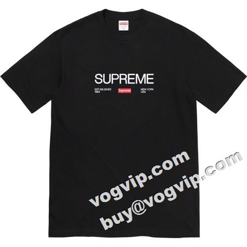 S2201 Supreme 21FW Est. 1994 Tee SUPREMEコピー 2022 シュプリーム コピー 4色可選 半袖Tシャツ オリジナル