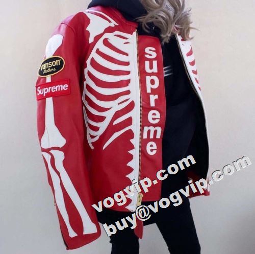 ブルゾン 上質 SUPREMEコピー 2色可選 2022 Vanson Leather BonesJacket シュプリーム コピー