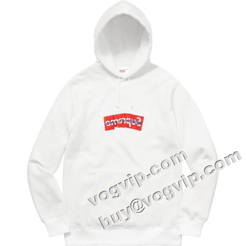 コスパ最高のプライス 2色可選 2022 パーカー Supreme X CDG Box Logo Sweatshirt シュプリーム コピー SUPREMEコピー 