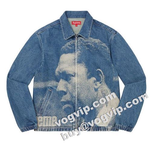 大絶賛！ 2色可選 2022 Supreme a love denim harrington jacket シュプリーム コピー SUPREMEコピー 