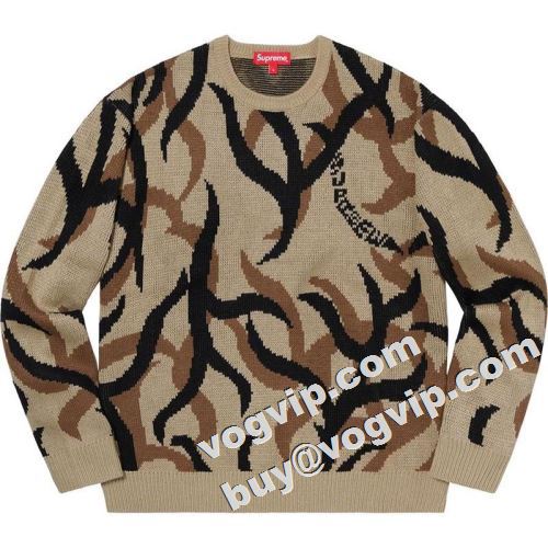 ムダな装飾を排したデザイン SUPREMEコピー 3色可選 2022 パーカー シュプリーム コピー supreme Tribal Camo Sweater