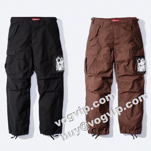 重宝するアイテム 2022 シュプリーム コピー 数に限りがある SUPREMEコピー Sup × The Crow Cargo Pant 2色可選 