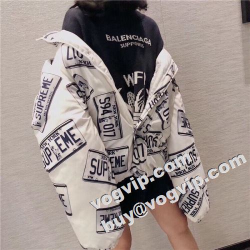 SUPREMEコピー セレブ風 シュプリーム コピー  ダウンジャケット 2022  Supreme x License Plate Puffy Jacket  多色可選 