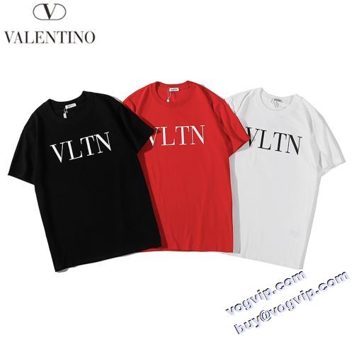 2022 絶大な人気を誇る ヴァレンティノ VALENTINOブランド 偽物 通販 3色可選 半袖Tシャツ バリエーションに富む