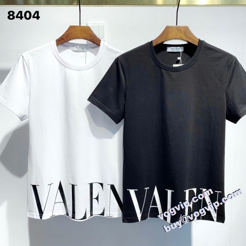 2022 高級感を引き立てる ヴァレンティノ VALENTINOスーパーコピー 半袖Tシャツ 着回し度抜群 2色可選