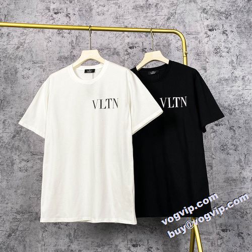 ヴァレンティノブランド コピー 2色可選 ファション性の高い 2022 ヴァレンティノ VALENTINO 半袖Tシャツ 優しいフィット感