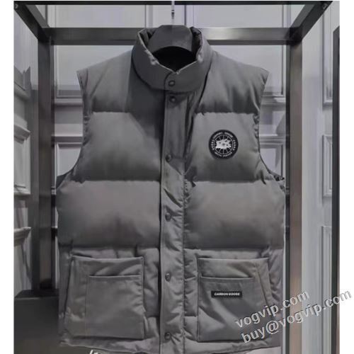 存在感のある 2023秋冬季超人気 カナダグースコピー ブランド CANADA GOOSE ベスト ダウンジャケット フィルパワーの高い