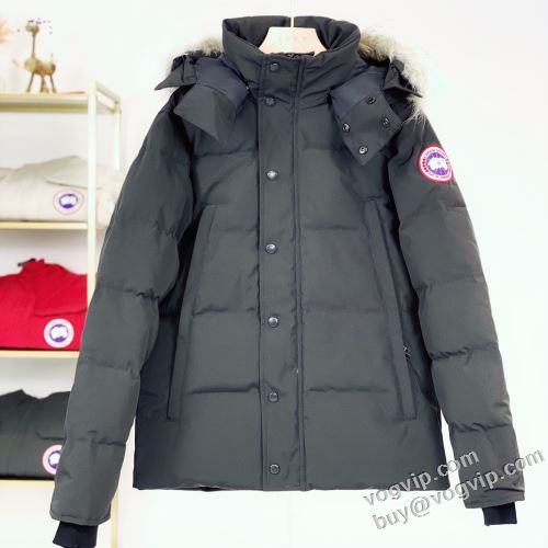 2023最新入荷 高評価の人気品 カナダグース CANADA GOOSE 偽物ブランド Wyndham 388M プレミアムダウンコート ダウンジャケット 4色可選