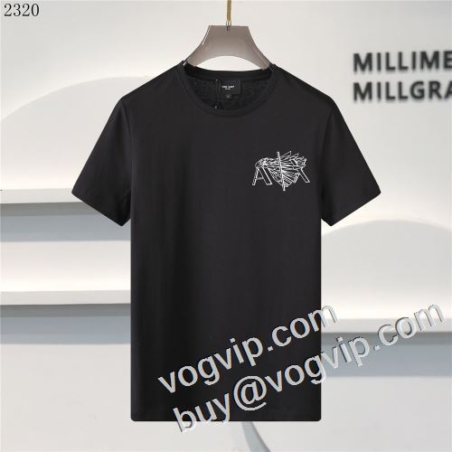 2023春夏季新作 ARMANIブランドコピー店舗で人気満点アルマーニコピー 半袖Tシャツ3色可選