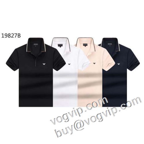 有名人の愛用品 アルマーニコピー 半袖Tシャツ4色可選 最安値2023 ARMANIブランドコピー
