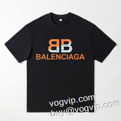 2023春夏 おしゃれに絶大な人気 バレンシアガ BALENCIAGA偽物ブランド 半袖Tシャツ 2色可選