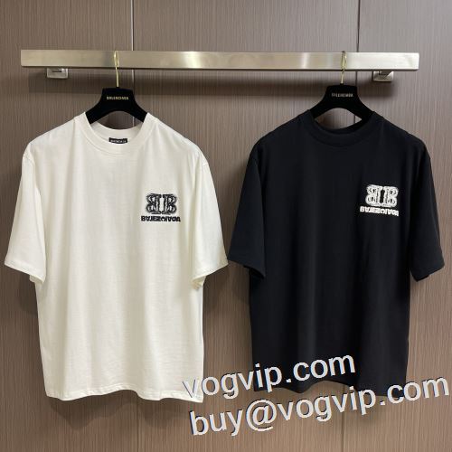 活用できるアイテム 2023春夏 バレンシアガブランドスーパーコピー 超人気専門店 BALENCIAGA 半袖Tシャツ 2色可選