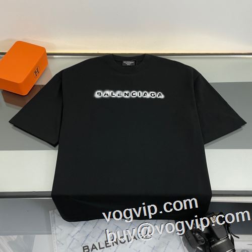 限定セール新品 バレンシアガ BALENCIAGA 半袖Tシャツ クールビズ スーパーコピー 柔らかな質感 3色可選