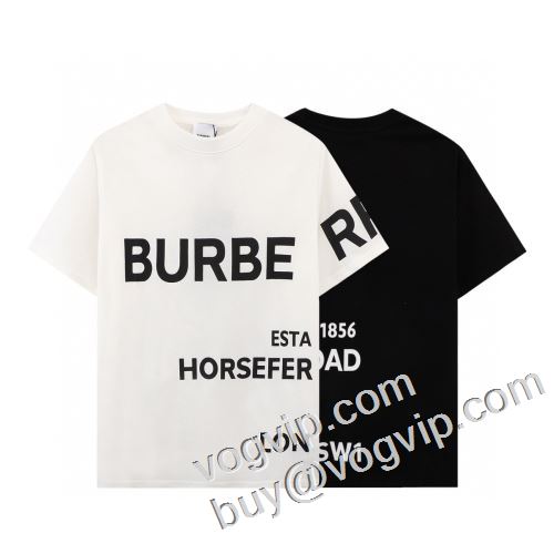 超激得安いBURBERRYコピー ブランド 新作入荷2023 半袖Tシャツ2色可選 バーバリー偽物ブランド