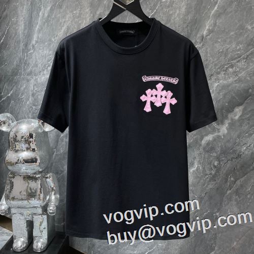 HOT大人気 CHROME HEARTSコピー 半袖Tシャツ 人気激売れ 3色可選 並行輸入品