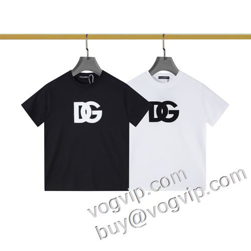D&Gコピーブランド2023新作入荷定番人気 ドルチェ&ガッバーナブランドコピー半袖Tシャツ2色可選 人気セール100%新品
