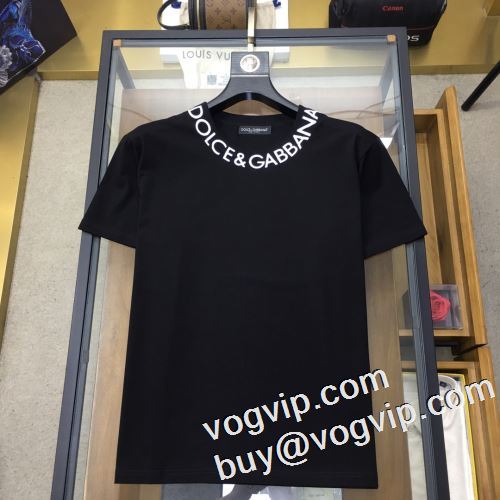 有名人の愛用品Dolce&Gabbanaスーパーコピー半袖Tシャツ2色可選 驚きの破格値2023 ドルチェ&ガッバーナブランド 偽物 通販新作入荷セール