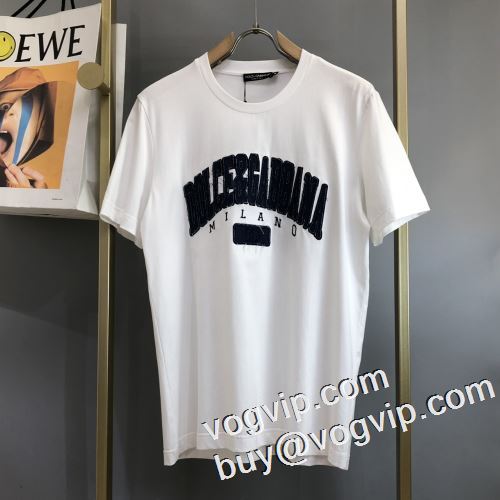 人気定番新品 D&Gスーパーコピー 激安最安値2023 ドルチェ&ガッバーナコピー ブランド半袖Tシャツ最安値お買い得
