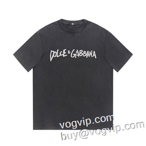 2023 ドルチェ＆ガッバーナ Dolce&Gabbana ブランド コピー 2年以上連続１位獲得 しわになりにくい 半袖Tシャツ 3色可選