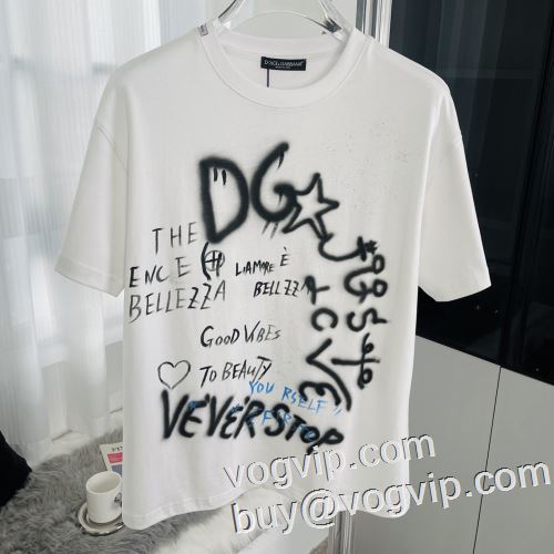 2023 半袖Tシャツ 消臭抗菌効果がある 2色可選 ドルチェ＆ガッバーナ Dolce&Gabbana コピーブランド 争奪戦必至