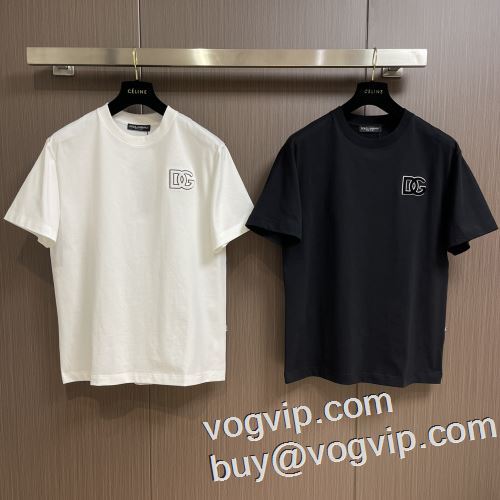 2023 日本未入荷モデル 半袖Tシャツ 2色可選 流行に関係なく長年愛用できる ドルチェ＆ガッバーナ Dolce&Gabbana スーパーコピー n級品 代金引換