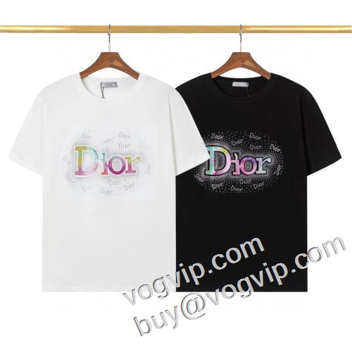 赤字超特価2023 ディオールコピーブランド超激得高品質 DIORコピーブランド半袖Tシャツ2色可選 