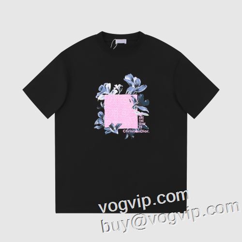 ブランドスーパーコピー 激安専門店 2023 優しいフィット感 ディオール DIOR 人気激売れ 半袖Tシャツ 2色可選