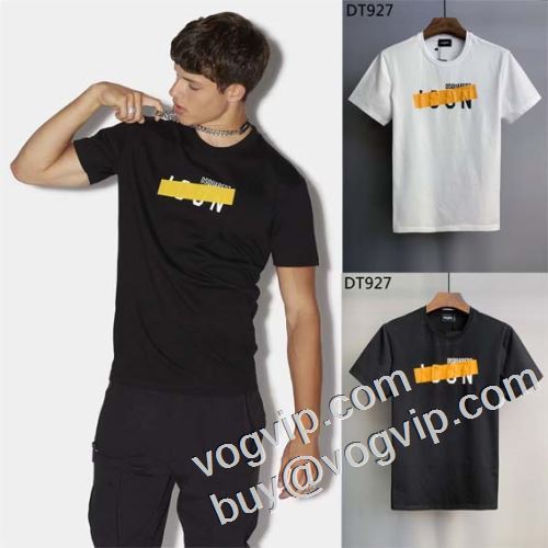 格安通販 DSQUARED2偽物ブランド半袖Tシャツ2色可選人気定番2023ディースクエアードブランドスーパーコピー