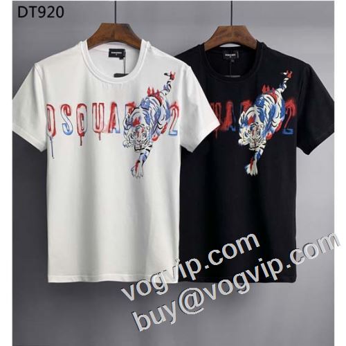 2023春夏季新作 ディースクエアードコピー半袖Tシャツ2色可選数量限定100%新品 DSQUARED2スーパーコピー