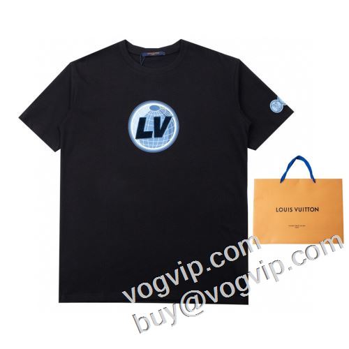 個性的LOUIS VUITTONブランドコピー新作入荷2023 ルイ ヴィトンスーパーコピー 激安半袖Tシャツ2色可選