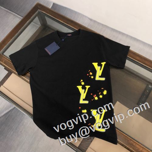 新作入荷2023 ルイ ヴィトン偽物ブランド半袖Tシャツ2色可選LOUIS VUITTONコピーブランド専門通販店