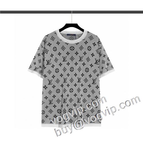 新作入荷100%新品LOUIS VUITTONブランド コピー 2023最新入荷ルイ ヴィトン偽物ブランド 半袖Tシャツ