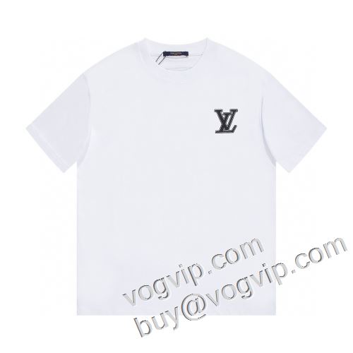 LOUIS VUITTONブランドコピー2023新作入荷定番人気ルイ ヴィトンブランド 偽物 通販半袖Tシャツ2色可選