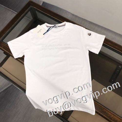 モンクレールスーパーコピー新作入荷2023 MONCLERブランドコピー圧倒的な新作半袖Tシャツ3色可選