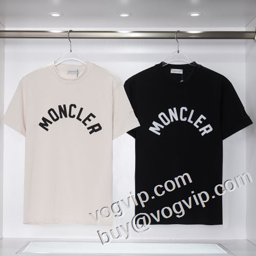 MONCLER偽物ブランド半袖Tシャツ2色可選 最安値新品モンクレールスーパーコピー人気定番2023