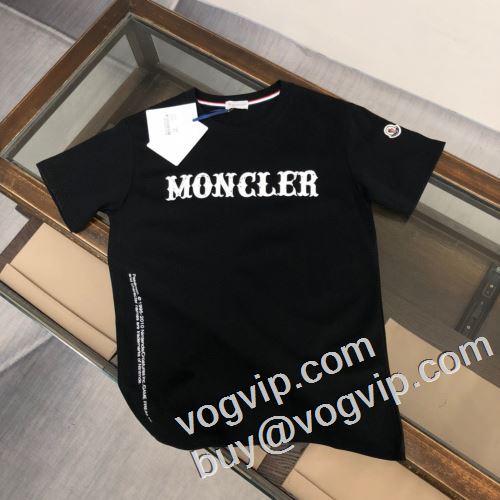 超激得新品 モンクレールブランド 偽物 通販半袖Tシャツ2色可選 激安大特価2023MONCLERブランドコピー