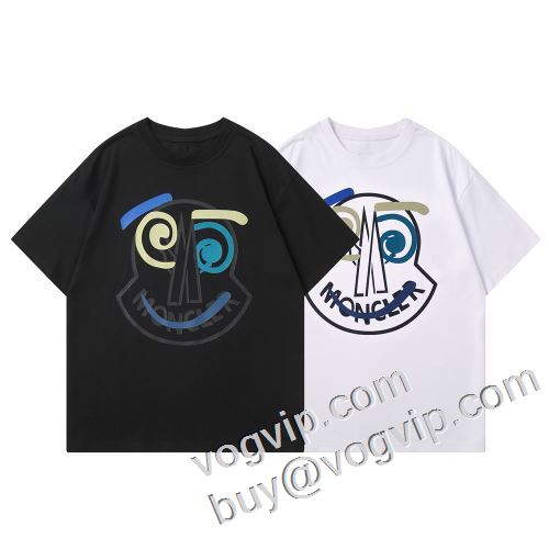 毎日大活躍 MONCLER偽物ブランド 激安新作入荷2023 モンクレールコピー半袖Tシャツ2色可選人気セールHOT