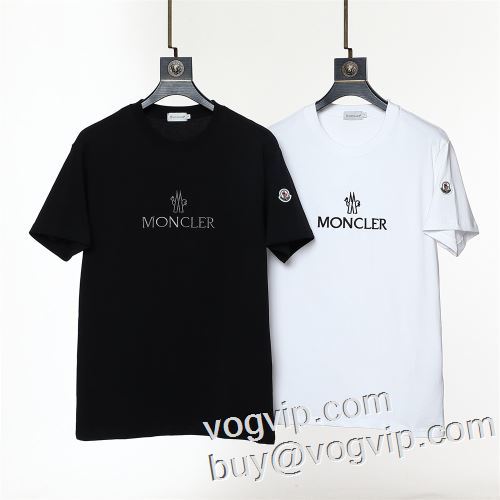 超激得100%新品モンクレールブランドコピー 2023夏季 半袖TシャツMONCLERコピーブランド 2色可選