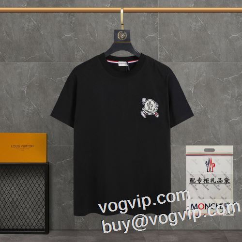 新作入荷2023 MONCLERブランド 偽物 通販半袖Tシャツ 2色可選モンクレールスーパーコピー最安値人気