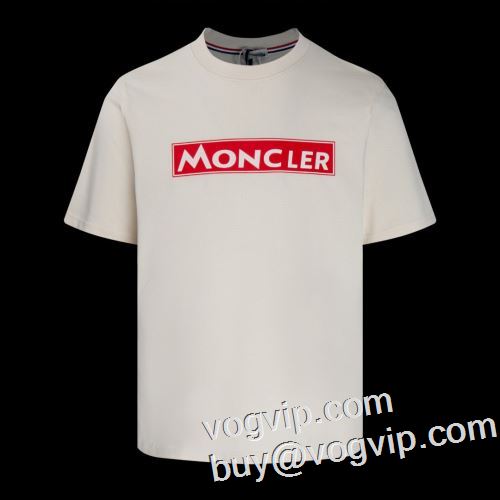 モンクレールブランドコピー2023最新入荷大歓迎な専門店MONCLERスーパーコピー半袖Tシャツ2色可選