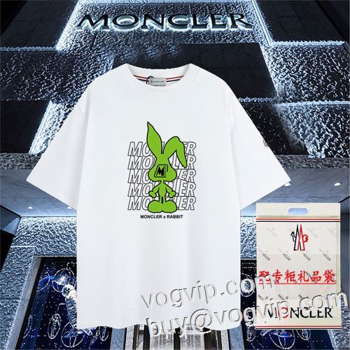 2023夏季 モンクレールスーパーコピー半袖Tシャツ 2色可選 歓迎なレットショップMONCLER偽物ブランド